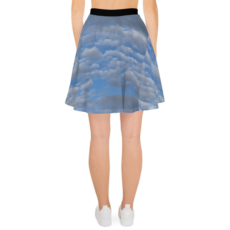 Clouds Skater Skirt - Image 2