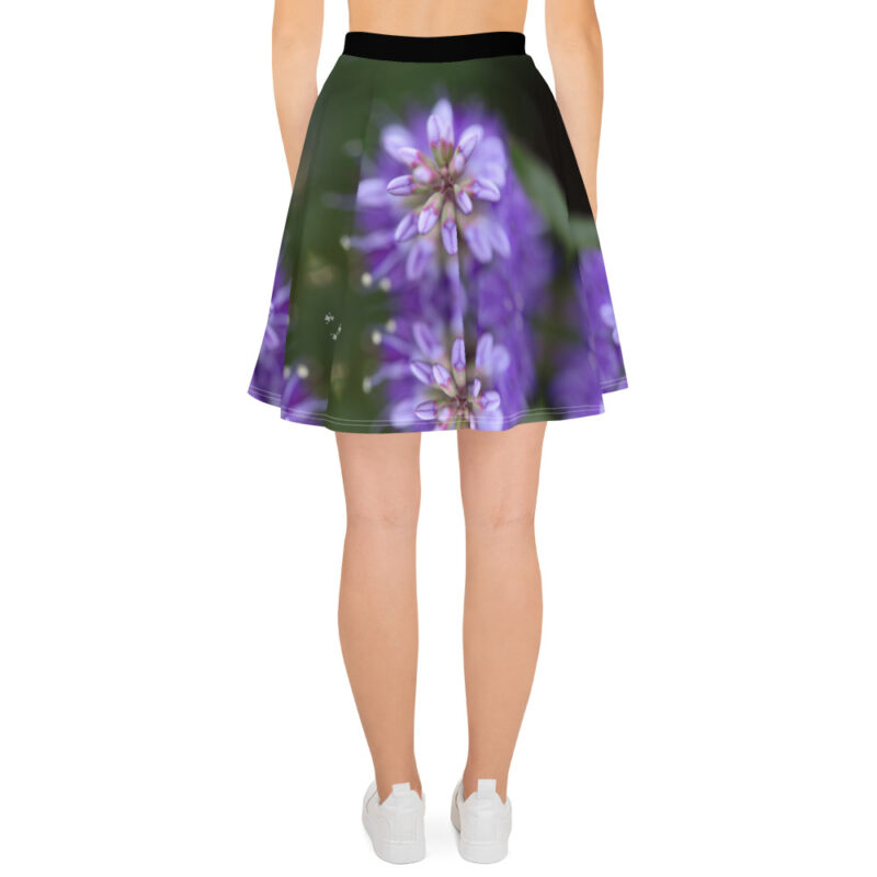Purple Plant Skater Skirt - Image 2