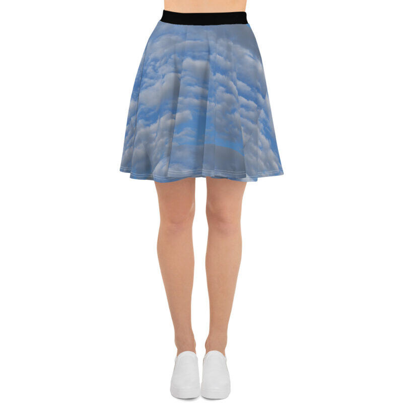 Clouds Skater Skirt