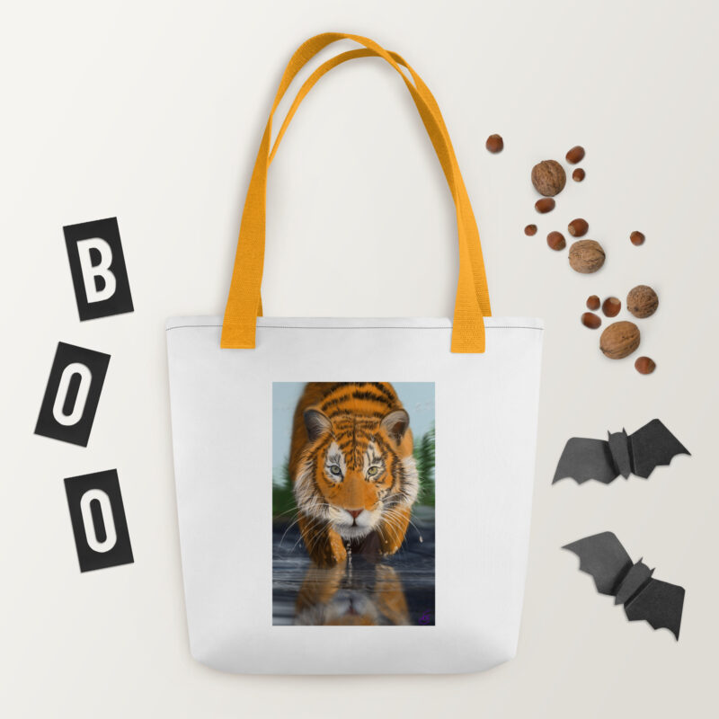 Tiger in water Tote bag - Image 6