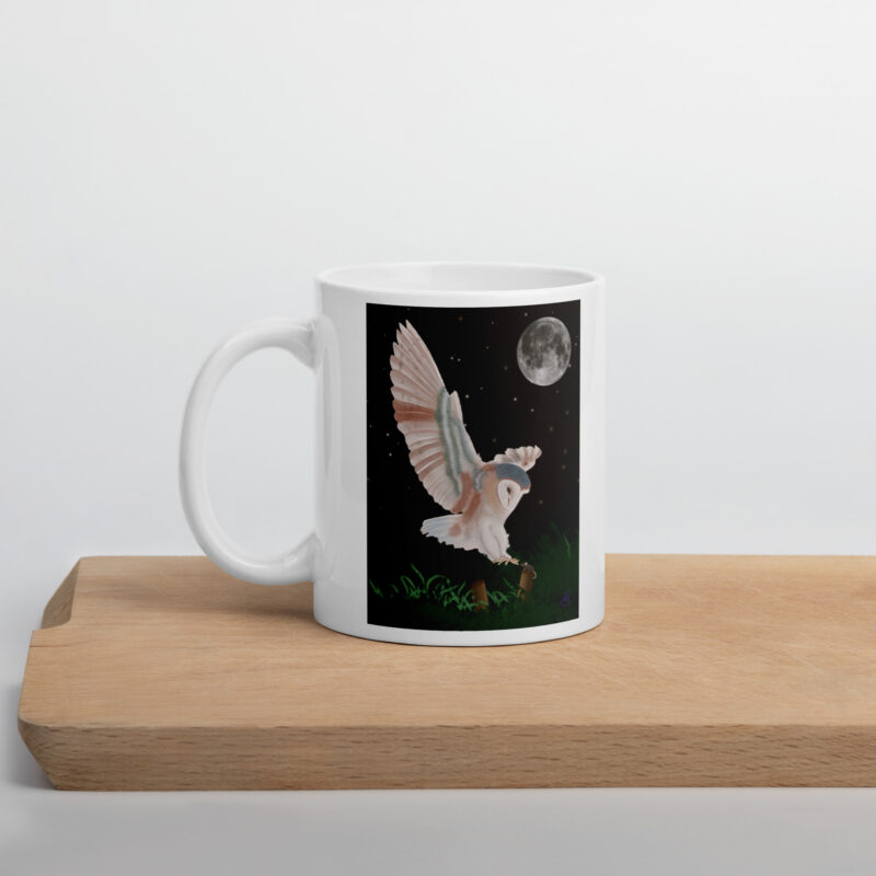 Barn Owl in Flight Mug - Image 2