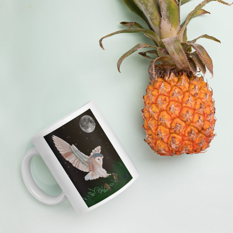 Barn Owl in Flight Mug - Image 4