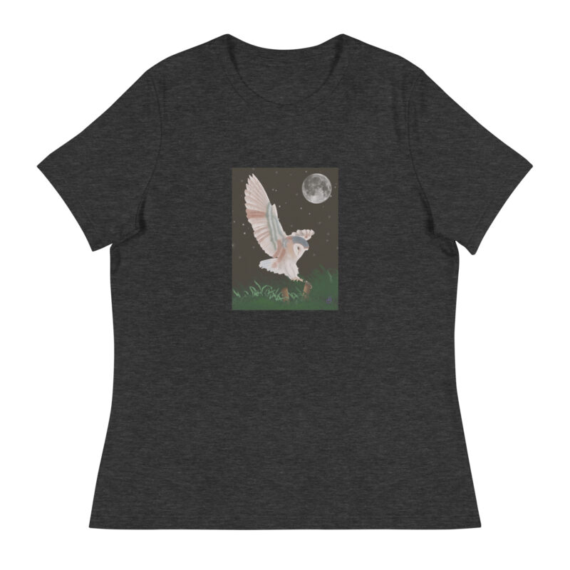 Barn Owl in Flight Women's Relaxed T-Shirt - Image 5