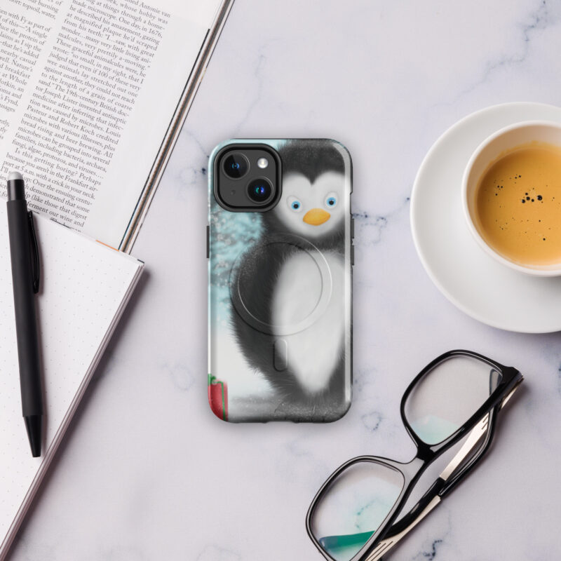 Christmas Penguin MagSafe® tough case for iPhone® - Image 2