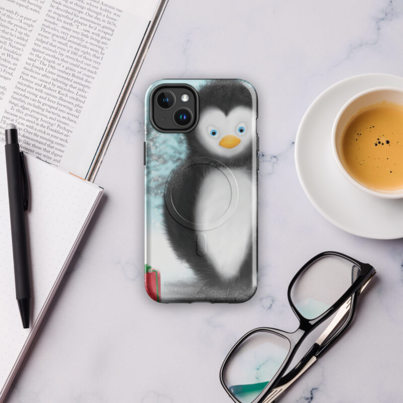 Christmas Penguin MagSafe® tough case for iPhone® - Image 3