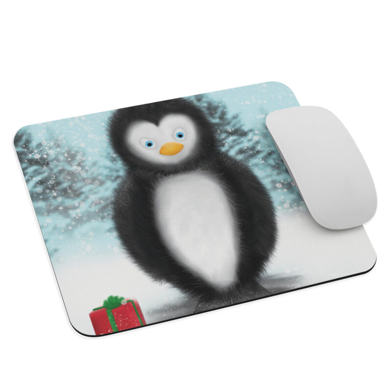 Christmas Penguin Mouse pad