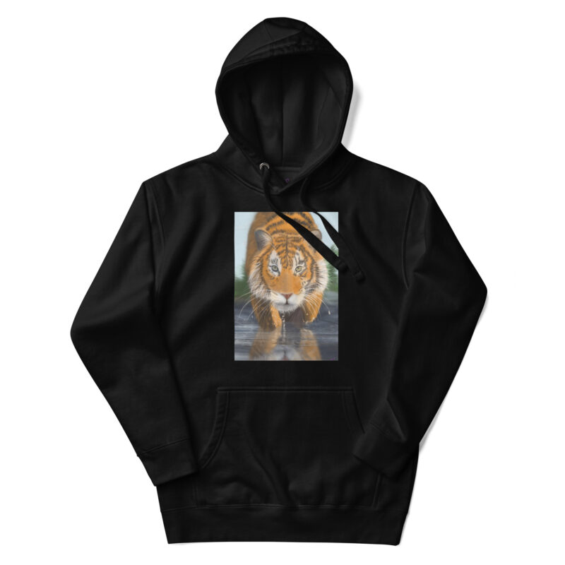 Tiger in water Unisex Hoodie