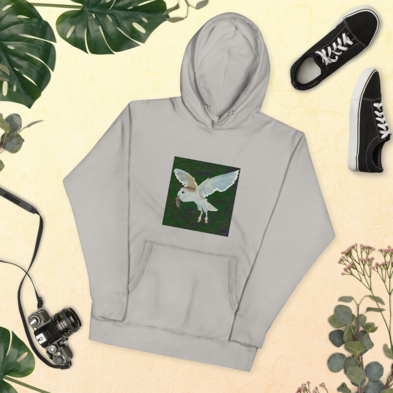 Barn Owl Unisex Hoodie - Image 17