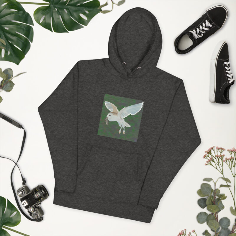 Barn Owl Unisex Hoodie - Image 14