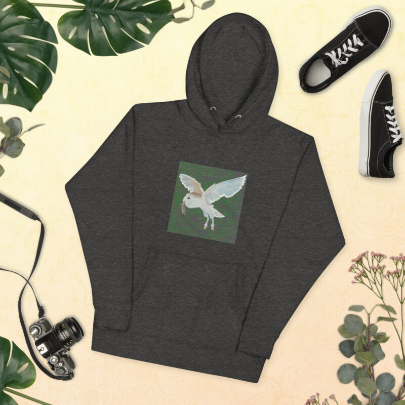 Barn Owl Unisex Hoodie - Image 13