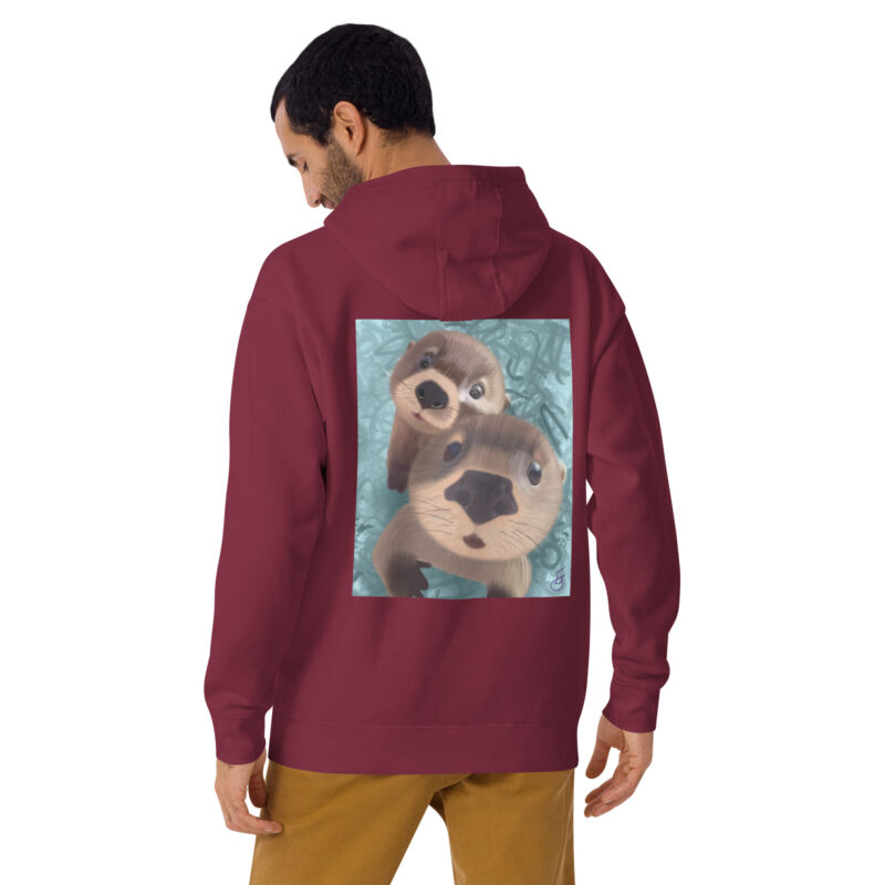 Otter cuteness Unisex Hoodie - Image 9