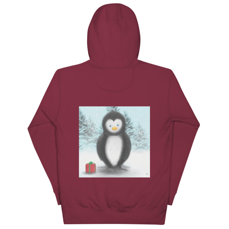 Christmas Penguin Unisex Hoodie - Image 5