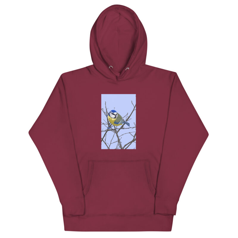 Blue tit Unisex Hoodie - Image 5