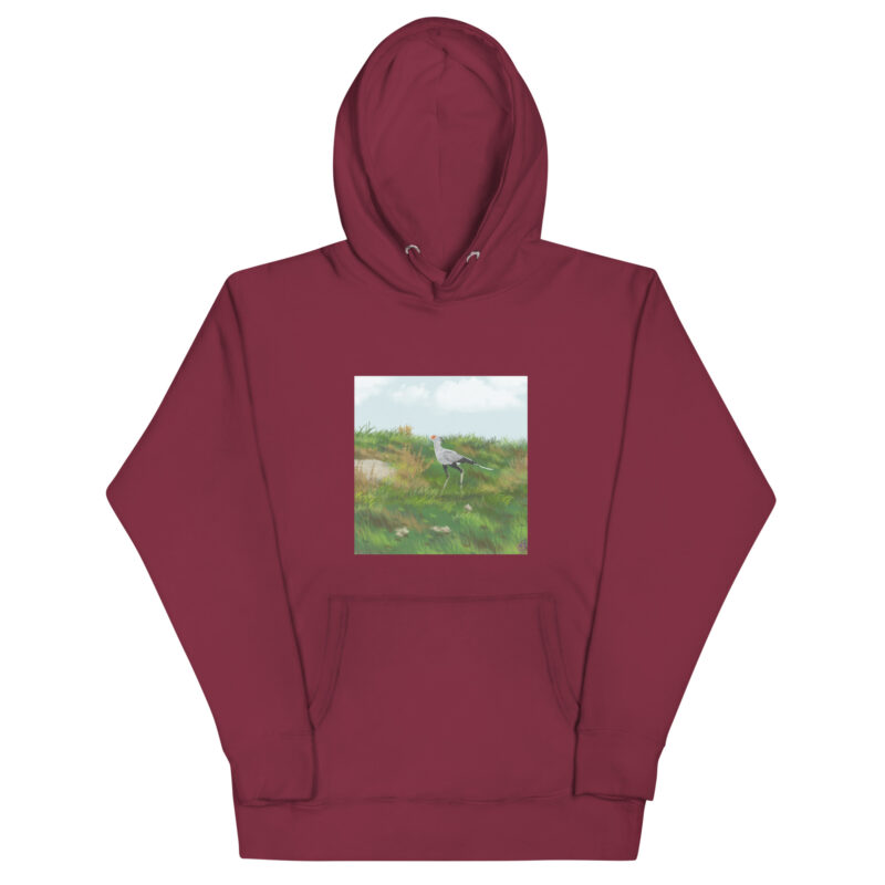 Secretary Bird Unisex Hoodie - Image 5