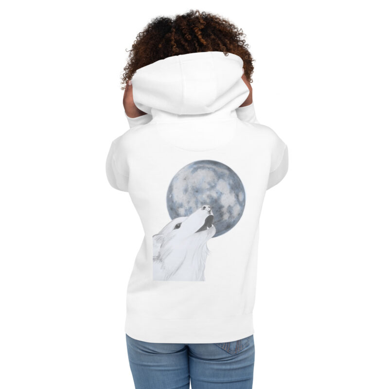 Howling Wolf Unisex Hoodie - Image 21