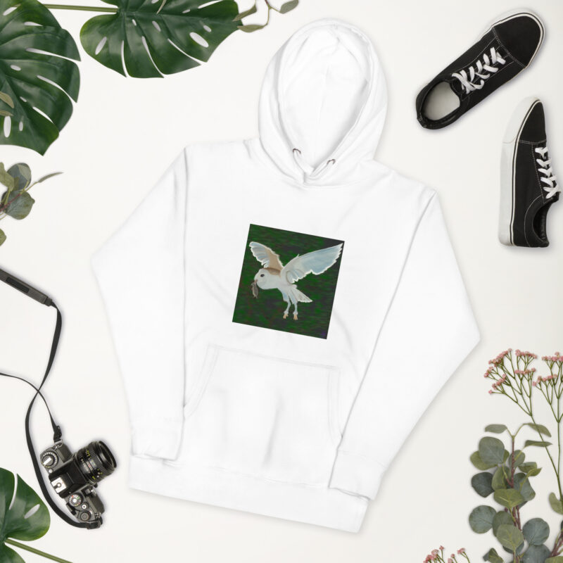 Barn Owl Unisex Hoodie - Image 22