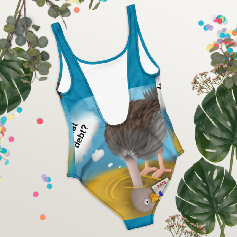 Head in sand One-Piece Swimsuit - Image 2