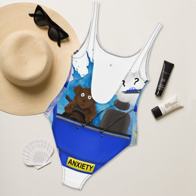 Driving Anxiety One-Piece Swimsuit - Image 2