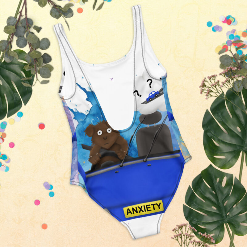 Driving Anxiety One-Piece Swimsuit - Image 3