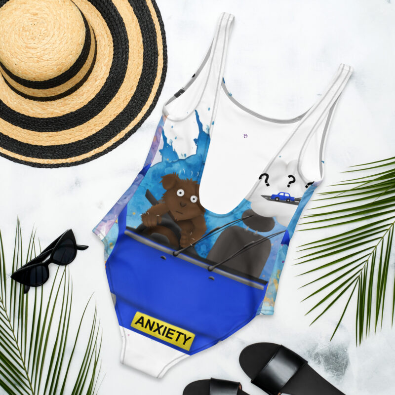 Driving Anxiety One-Piece Swimsuit - Image 6