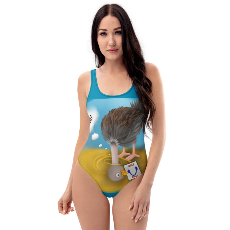 Head in sand One-Piece Swimsuit - Image 7