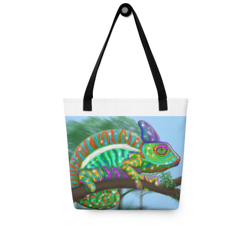 Glitter Makeup Chameleon Tote bag