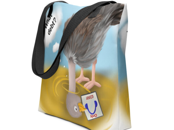 Head in sand Tote bag