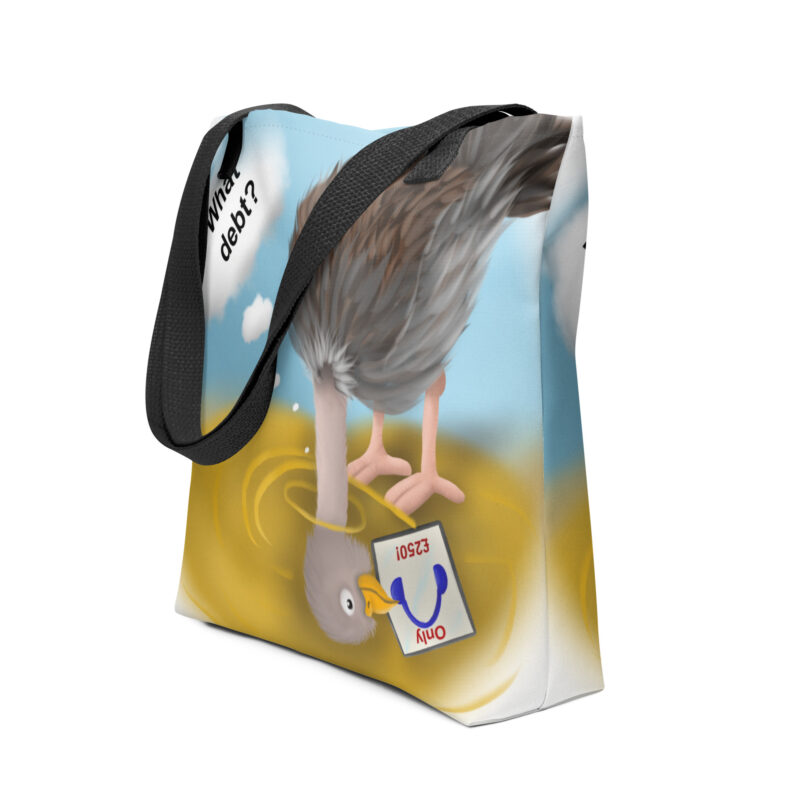 Head in sand Tote bag