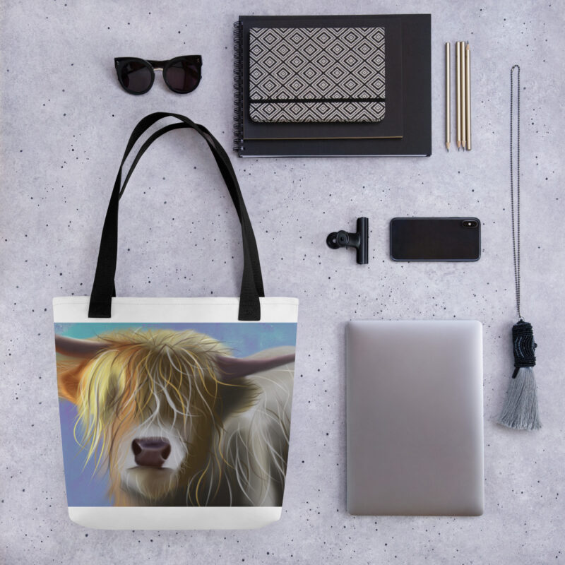 Highland cow Tote bag - Image 2