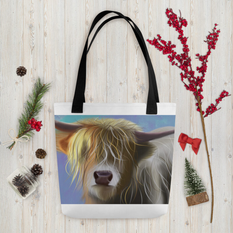 Highland cow Tote bag - Image 4