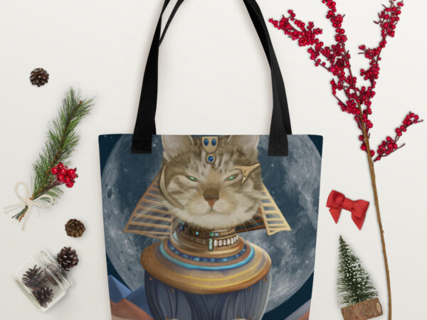 Egyptian cat Tote bag