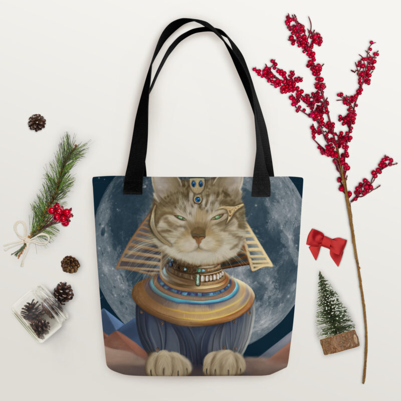 Egyptian cat Tote bag