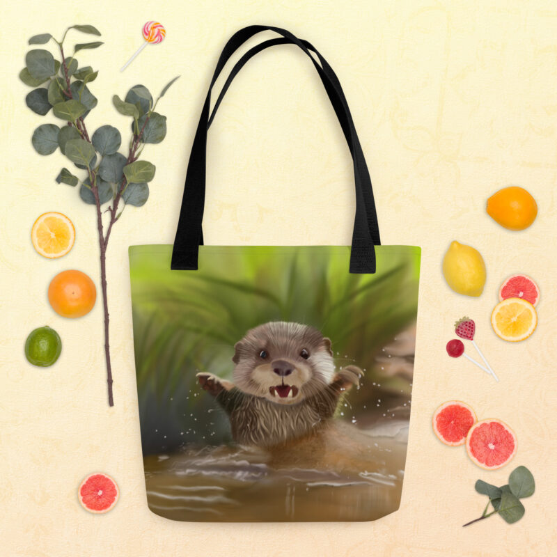 Baby otter Tote bag - Image 5