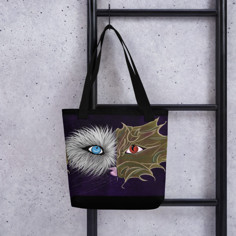 Wolf Dragon Tote bag