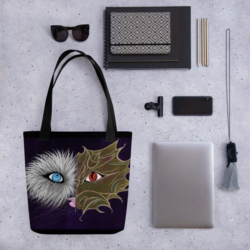 Wolf Dragon Tote bag - Image 2