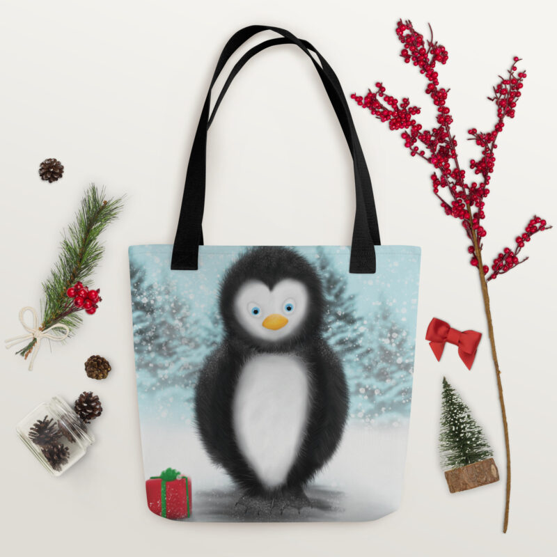 Christmas Penguin Tote bag