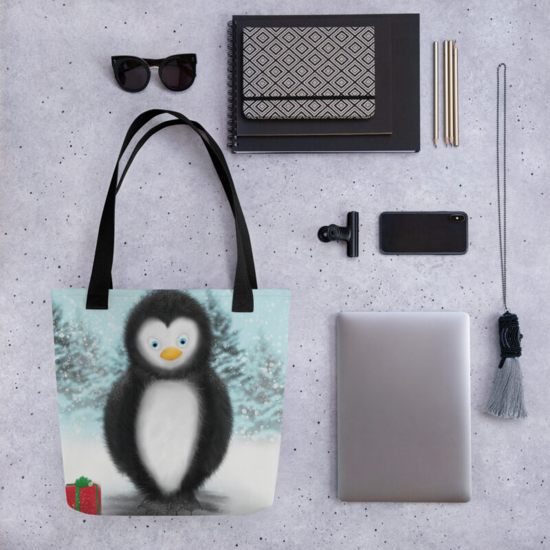 Christmas Penguin Tote bag - Image 2