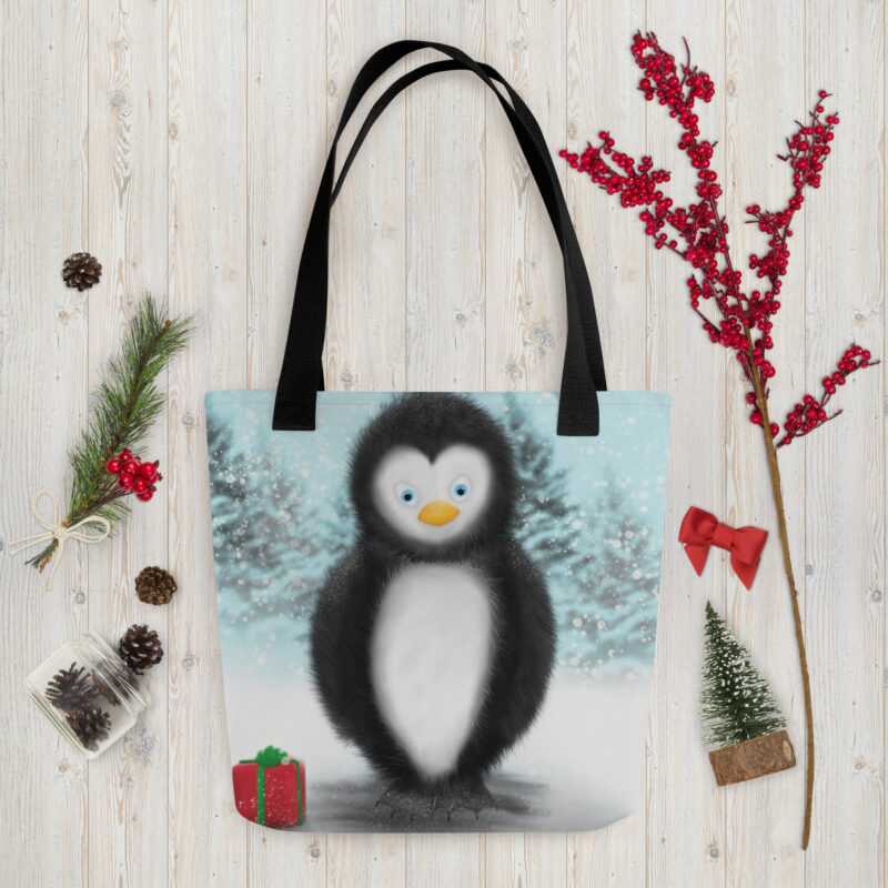 Christmas Penguin Tote bag - Image 5