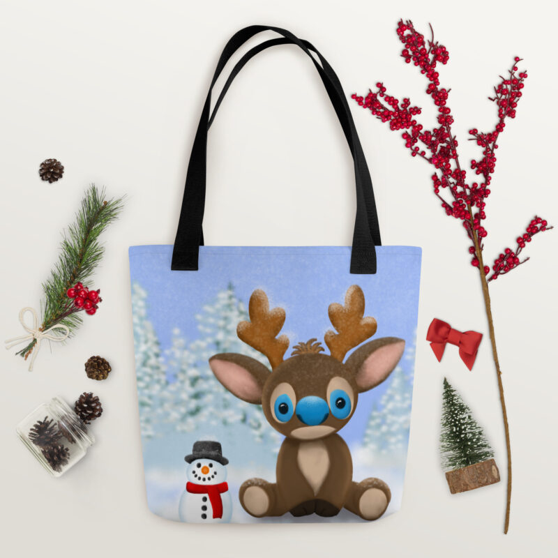 Cartoon Reindeer Tote bag