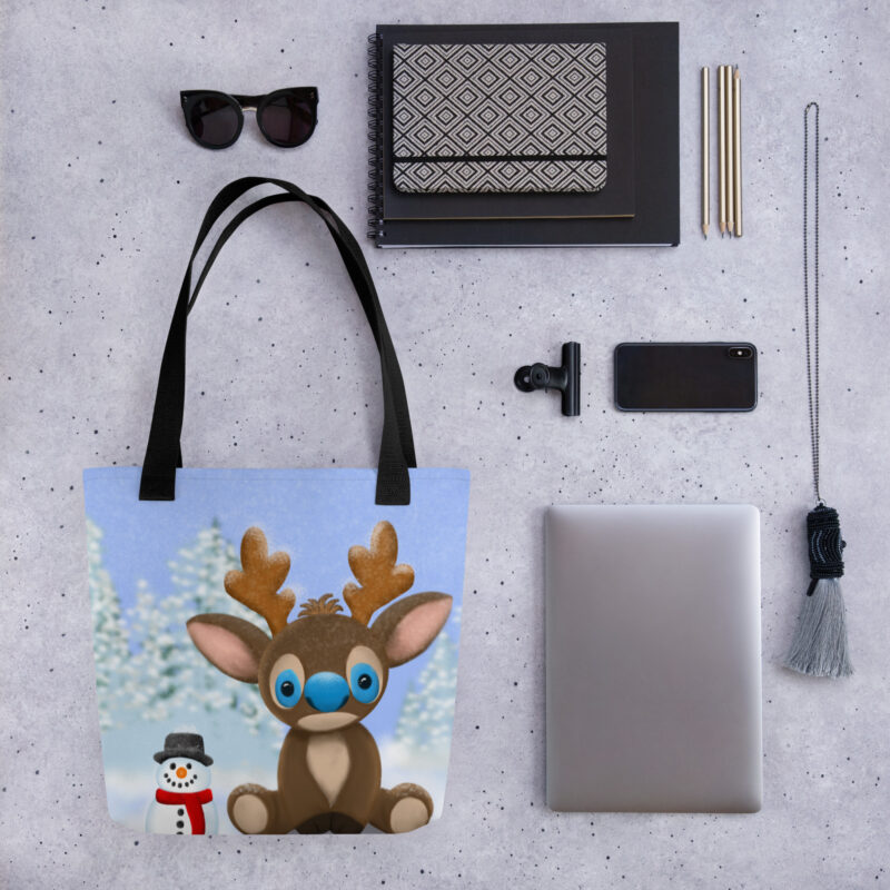 Cartoon Reindeer Tote bag - Image 2