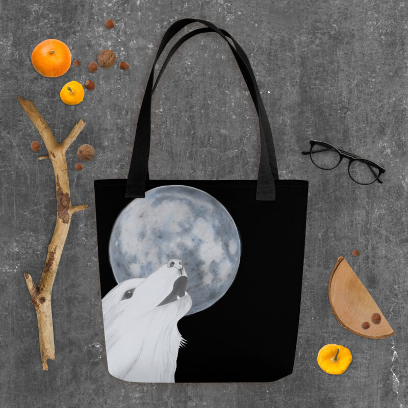 Howling Wolf Tote bag