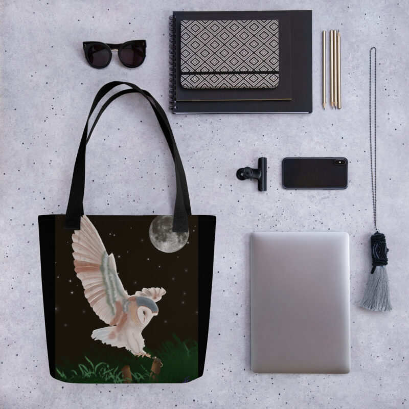 Barn Owl in Flight Tote bag - Image 5