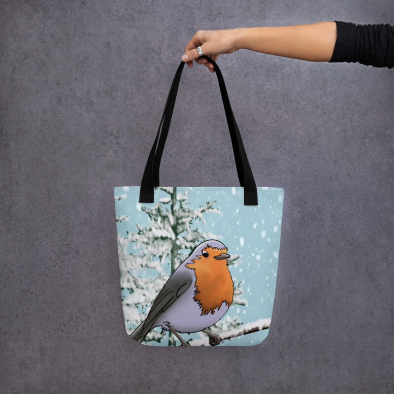 Winter Robin Tote bag - Image 2