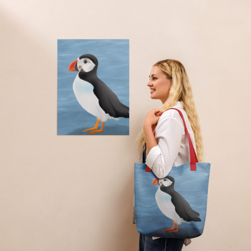 Puffin Tote bag - Image 4