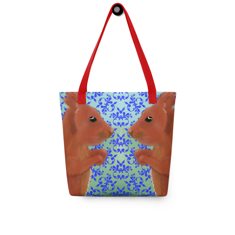 Red squirrel Tote bag - Image 4