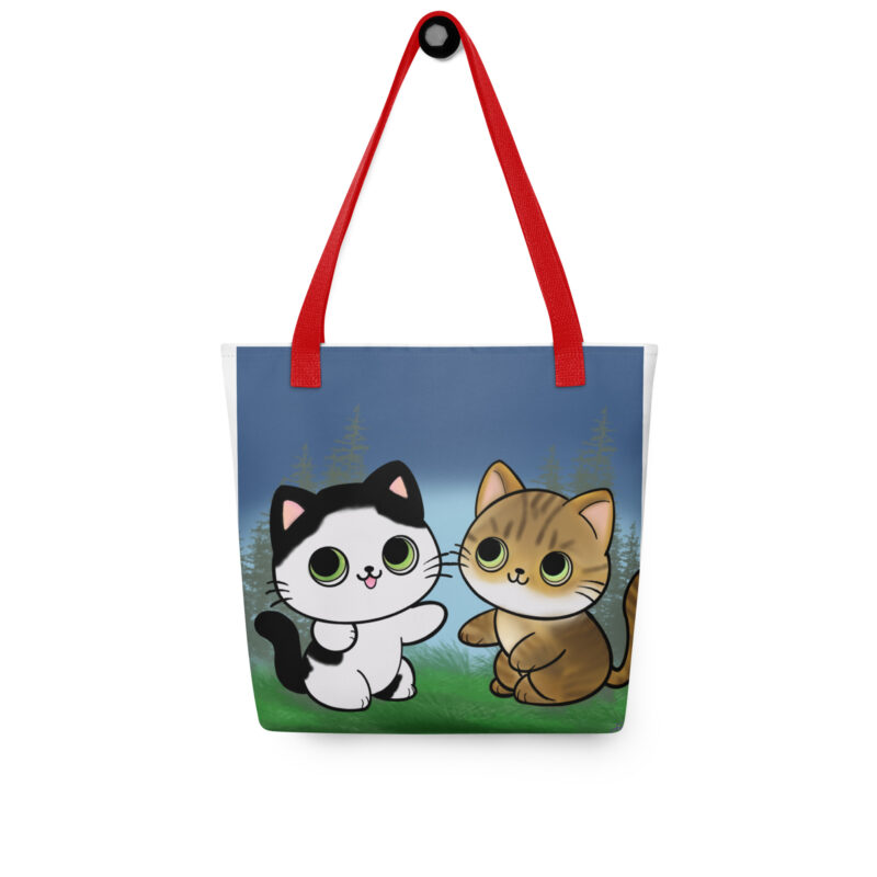 Cartoon Kitties Tote bag - Image 3