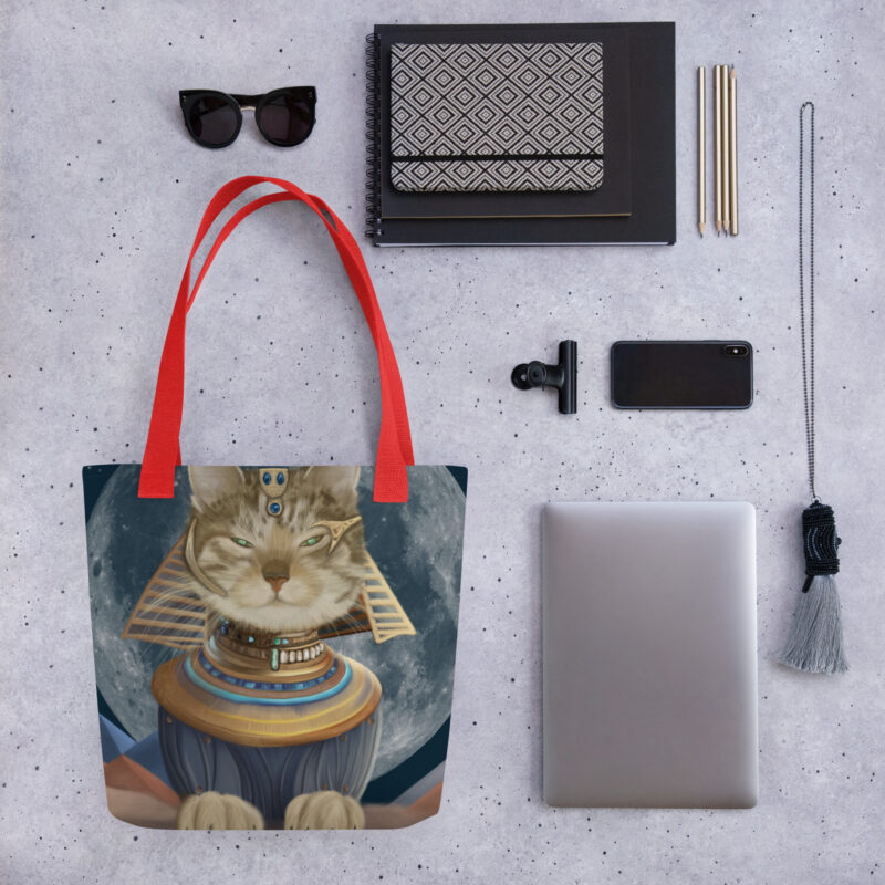 Egyptian cat Tote bag - Image 2