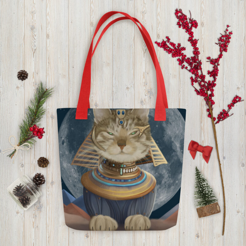Egyptian cat Tote bag - Image 5