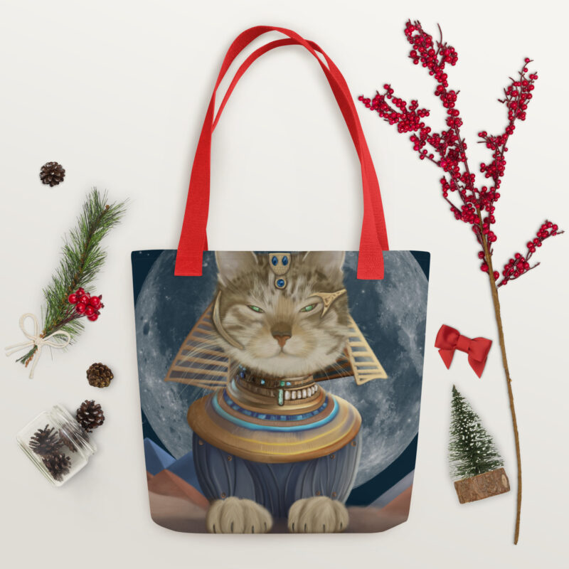 Egyptian cat Tote bag - Image 6