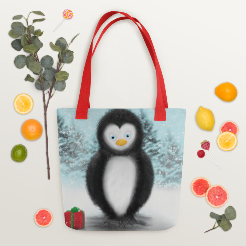 Christmas Penguin Tote bag - Image 4